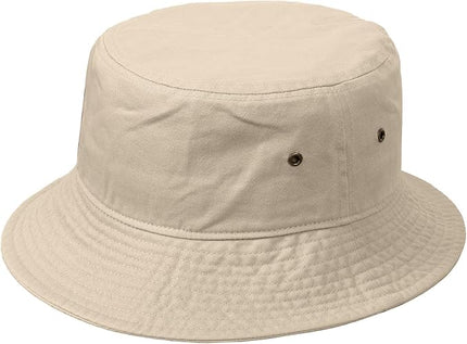 Falari Men Women Unisex Cotton Bucket Hat 100% Cotton Packable for Travel Fishing Hunting Summer Camp
