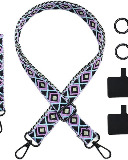 LEMEDE Adjustable Phone Lanyard - Phone Wristlet & Crossbody Phone Strap, Versatile for ID, Camera，Key straps(1" Width)