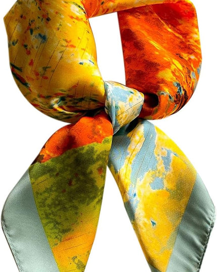Satin Bandanas Head Scarf For Women Hair Scarves Accessories Lightweight Fashion Wrap Neck Silk Sleeping Headscarf
