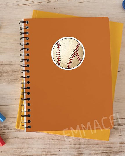 (3PCS) Baseball Sticker, Sport Stickers - Waterproof Vinyl Decal for Laptop, Water Bottle, Tumbler, Scrapbook, Helmet, Gift for Baseball Lovers, Baseball Team Size 3" x 3"
