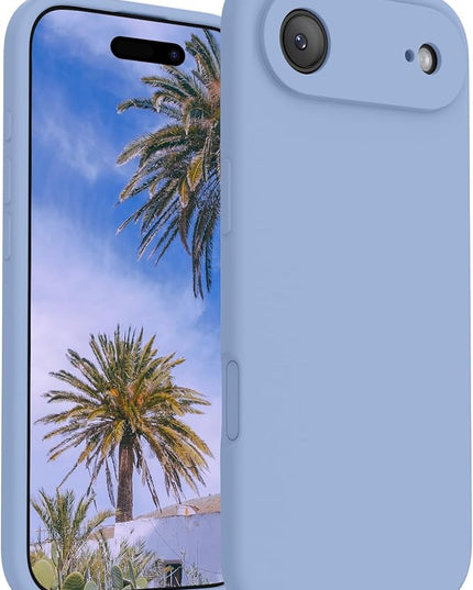 FireNova Magnetic for iPhone Air Case, Compatible with MagSafe, [Integrated Silicone Camera Control Button] [Camera Protection] Microfiber Lining Phone Case for iPhone 17 Air, 6.5", Light Blue