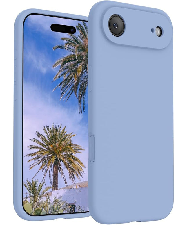 FireNova Magnetic for iPhone Air Case, Compatible with MagSafe, [Integrated Silicone Camera Control Button] [Camera Protection] Microfiber Lining Phone Case for iPhone 17 Air, 6.5", Light Blue