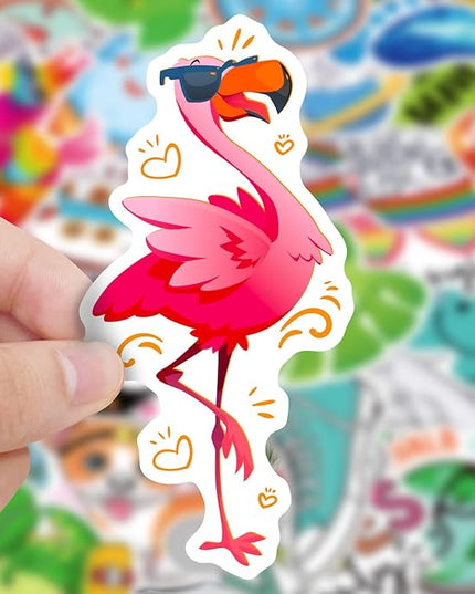 300 PCS Cute Stickers Vsco Stickers for Water Bottles Waterproof Cute Stickers for Kids Teens Girls Aesthetic Vinyl Stickers for Water Bottles Flask Phone Laptop Skateborad Stickers, Sticker Pack