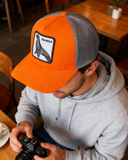 Classic Unisex Various Animal Series Embroidery Farm Adjustable Mesh Snapback Trucker Hat