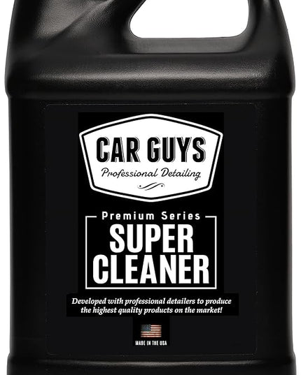 CAR GUYS Super Cleaner 1 Gallon Refill | Effective Car Interior Cleaner | Leather Car Seat Cleaner | Stain Remover for Carpet, Upholstery, Fabric, and Much More! | 1 Gallon (Sprayer Not Included)