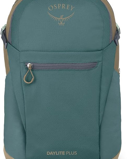 Osprey Daylite Plus Commuter Backpack - Lightweight, Everyday Pack with Laptop Sleeve and Water Bottle Pockets - Ideal for Work, School, and Travel with Versatile Storage, Cascade Blue/Latte Brown