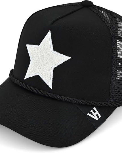 VINTAGE HAVANA Trucker Hats Women | Mesh Adjustable Snapback Hat | Men & Women Cute Trendy Fashion Baseball Cap