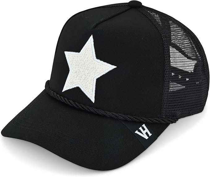 VINTAGE HAVANA Trucker Hats Women | Mesh Adjustable Snapback Hat | Men & Women Cute Trendy Fashion Baseball Cap