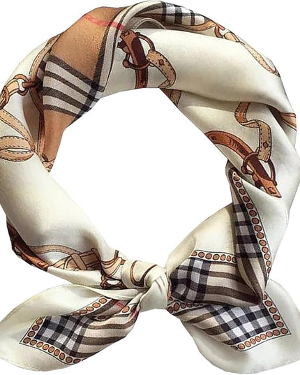 Satin Bandana Headscarf for Women Silky Hair Scarves for Fashion Lightweight