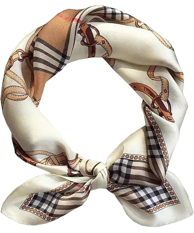 Satin Bandana Headscarf for Women Silky Hair Scarves for Fashion Lightweight