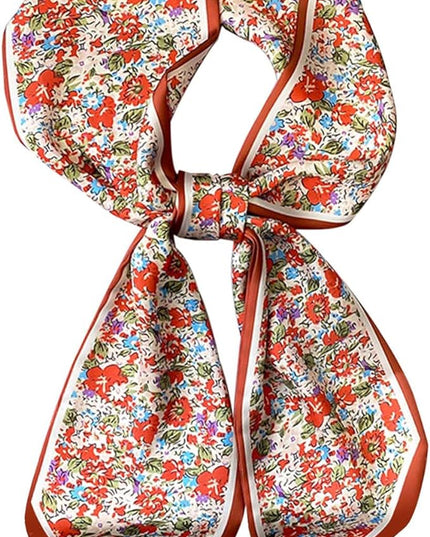 Dailyacc Hair Scarf for Women Fashion Silky Satin Headscarf Wrap Breathable Lightweight Neck Scarves For Handbag