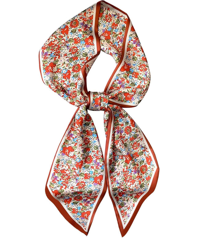 Dailyacc Hair Scarf for Women Fashion Silky Satin Headscarf Wrap Breathable Lightweight Neck Scarves For Handbag