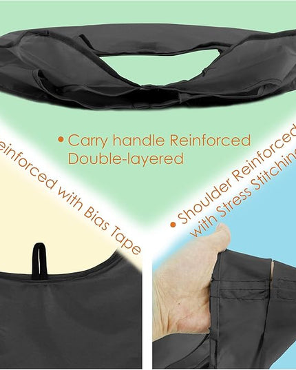 BeeGreen 20 Pack Black Reusable Grocery Bags with Storage Pouch Reusable Shopping Bags Bulk w Elastic Band 50LBS X-Large Foldable Tote Bags Machine Washable-Heavy Duty Cloth Tote Bags for Groceries