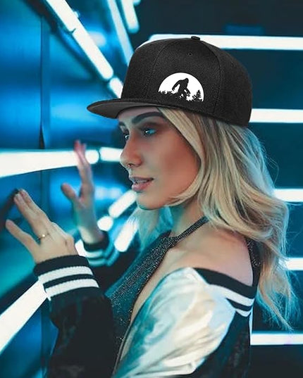 Chef Hat Flat Bill Hats for Men Funny Double Knives Kitchen Adjustable Baseball Cap Snapback Hat for Women