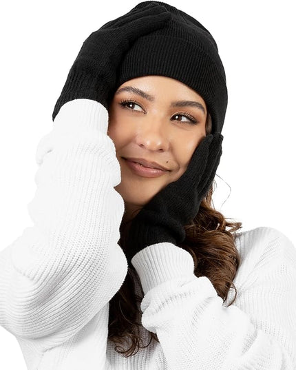 12 Pack Winter Beanie Hats for Men Women, Warm Cozy Knitted Cuffed Skull Cap, Wholesale