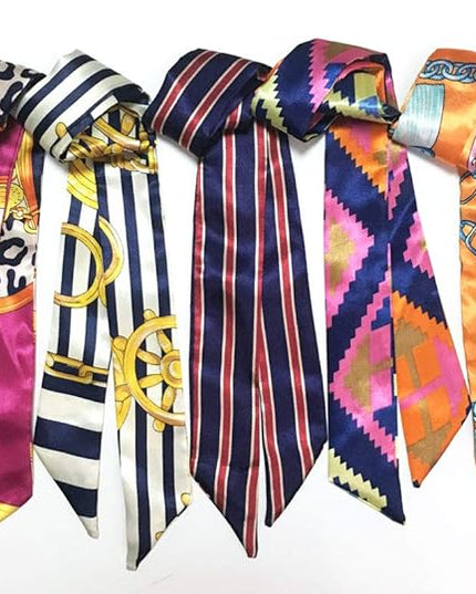kcctoo 2/6/10Pack Scarf Bags for Women Handbag Scarfs Band Hair Neck Scarves Fashion Gifts