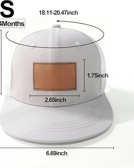 EDSG Custom Hat for Men Women, Trucker Hat, Personalized Baseball Caps, Adjustable Snapback Cap