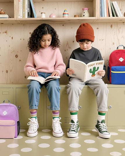 STEAMEDBUN Kids Backpack Boy 4-6, Boys Backpack for Elementary Kindergarten School - 15inch