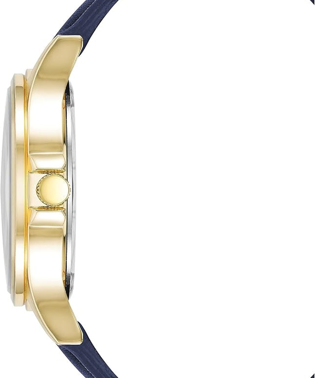 Amazon Essentials Men's Easy to Read 42mm Leather Band Analog Watch