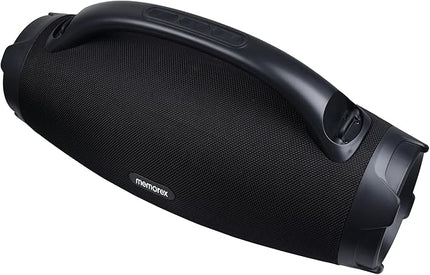 Memorex Rumbler Massive 12-Inch Bluetooth Party Speaker | 80W Powerful Sound | IP67 Waterproof & Dustproof | TWS Dual Pairing | Super Bass Mode | LED Rhythm Light Show | Rechargeable Battery (Black)