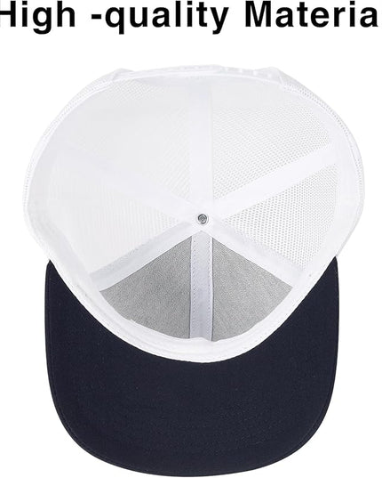kozinu Unisex Trucker Hats Blank Mesh Snapback Hats Sport Plain Baseball Caps Adjustable Fitted Hat