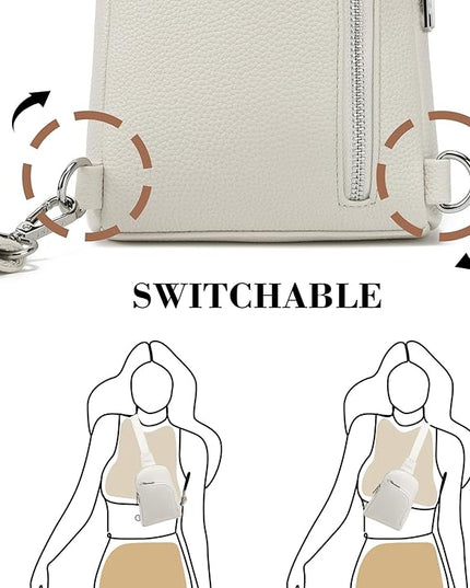 INICAT RFID Blocking Sling Bag Anti Theft Crossbody Bags Women Valentine's Day Gifts Travel Purses Vegan Leather