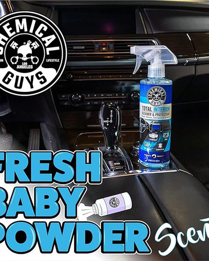 Chemical Guys HOL414 Total Interior Cleaner and Protectant, Refill Kit With 2 Dilution Bottles & 3 Premium Microfiber Towels (Safe for Cars, Trucks, SUVs, Jeeps, Motorcycles, RVs & More) 64 fl oz