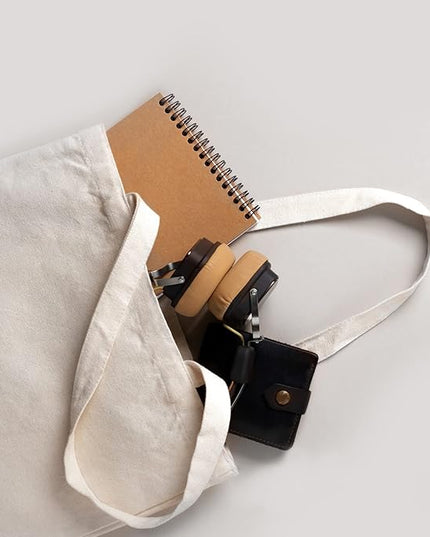 Eco Right Tote Bag for Women, Reusable Grocery Bag, Canvas Tote Bag for Shopping, Cotton Bag for Daily Use, Gifts for Women