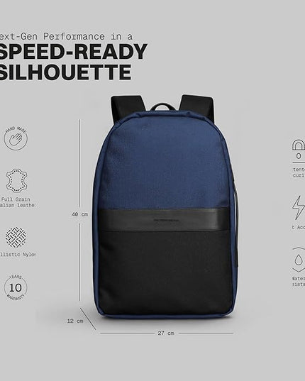 The Frenchie Co. - Super Light Speed Backpack - Expandable lightweight travel pack - Anti-theft magnetic closure for rapid access - Self-adjusting ergonomic straps for comfort