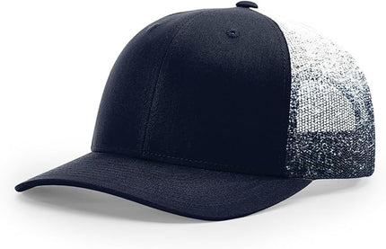 Richardson 112 Trucker Hat - Premium Adjustable Snapback Hat - Structured Six Panel Richardson Blank Caps