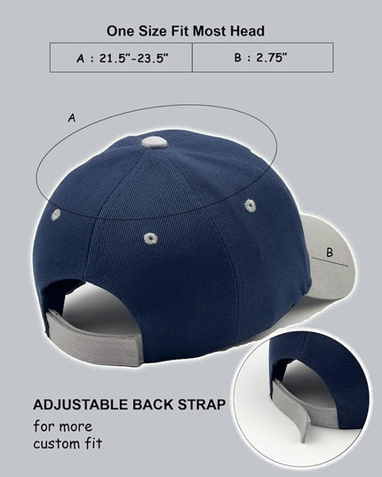 Utmost Structured Baseball Cap with Adjustable Closure - Performance Hat for Outdoor Activities