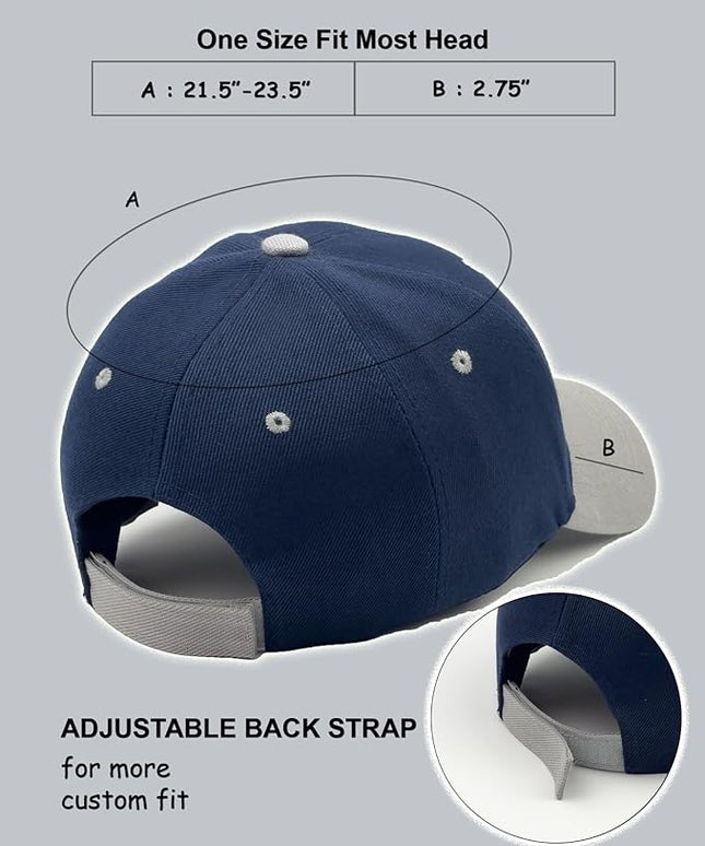 Utmost Structured Baseball Cap with Adjustable Closure - Performance Hat for Outdoor Activities