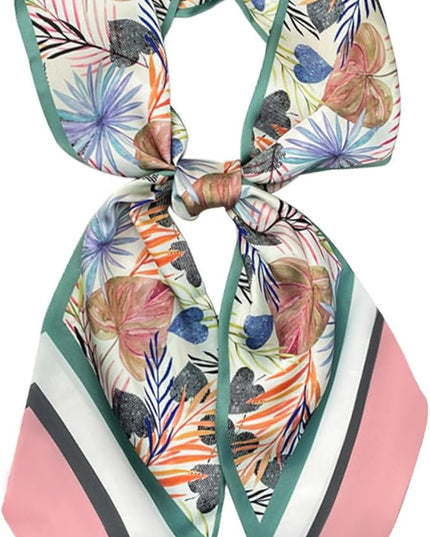 Dailyacc Hair Scarf for Women Fashion Silky Satin Headscarf Wrap Breathable Lightweight Neck Scarves For Handbag
