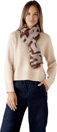 Scarf for Women Spanish Design Elegant Long Shawl Scarves for Summer Fall