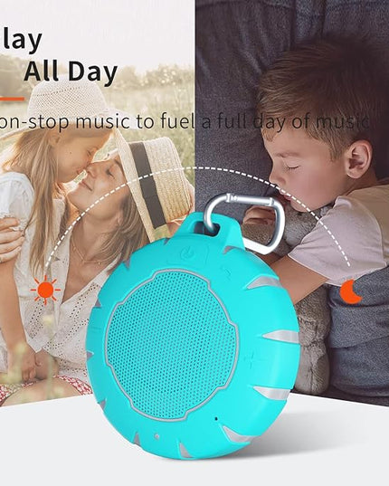 HEYSONG Waterproof Shower Bluetooth Speaker, Durable & Portable with Clear Sound, Ideal for Shower, Pool, Beach & Kayaking – Great Gift for Girls, Women & Men