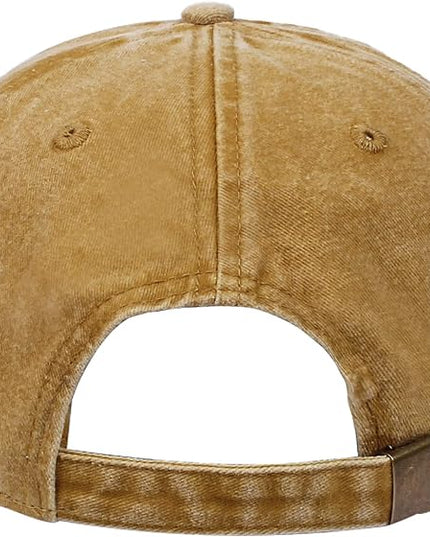 HH HOFNEN Men Women Washed Distressed Twill Cotton Baseball Cap Vintage Adjustable Dad Hat