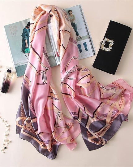 Silk Scarf Mulberry Silk Fashion Scarves Long Lightweight Shawl Wrap …