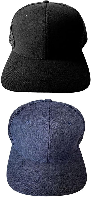 CYGTE XXL Plus Size Trucker Hat Snapback Baseball Cap- Big Head Fit Up to Size 8 Men's Mesh-Back Ball Cap