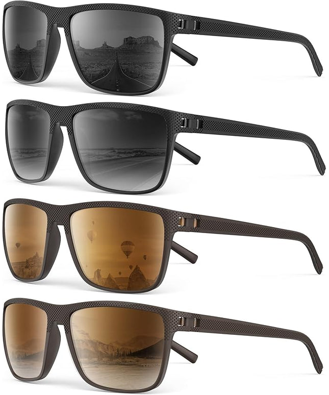 Sunglasses-Men Polarized Mens Sunglasses: Classic Women Sun Glasses UV Protection for Fishing Driving Golf