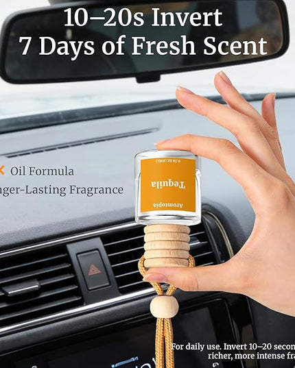 Car Air Fresheners, Hanging Car Fragrance Diffuser, Aromtopia Elegant Hotel-Inspired Car Odor Eliminator, Long-Lasting, Car Accessories Gift for Women & Men Gift (Hotel Ritz-Carlton), Pack of 2