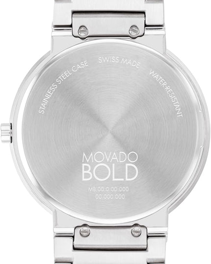 Movado Bold Horizon Ultra Thin Watch for Men and Women - Swiss Made - Water Resistant 3ATM/30 Meters - Sleek and Slim Premium Luxury Wristwatch for Everyone - 40mm