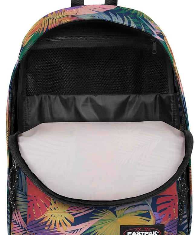 EASTPAK Out Of Office – 31L Backpack with Dual Compartments, 16” Laptop Sleeve, Security Pocket, Bottle Holder & Air Mesh Straps, Brize Retro Navy