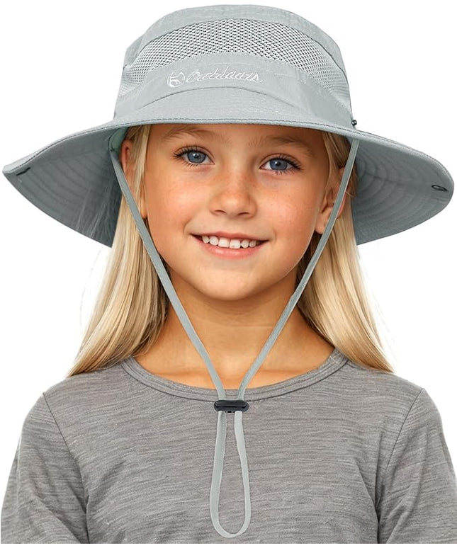 Century Star Outdoor Kids Sun Hat UPF 50+ Quick Dry Adjustable Bucket Hat Windproof Waterproof Beach Fishing Safari Hat
