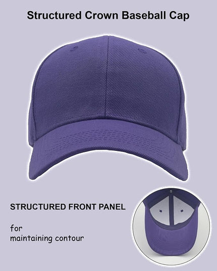 Utmost Structured Baseball Cap with Adjustable Closure - Performance Hat for Outdoor Activities