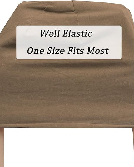 ZLYC Cotton Thin Slouchy Beanie Hat for Men Women Fashion Soft Stretch Knit Skull Cap