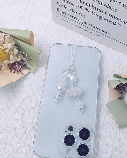 1-4PCS Cute Phone Charms Aesthetic Y2K Cell Phone Charms Strap Strawberry Butterfly Star PhoneCharm Y2K Accessories for Bag Keychain Airpods Camera Pendants Decor