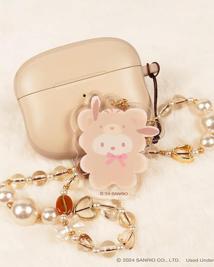 iFace Hello Kitty and Friends Beaded Wristlet Universal Charm Strap [Latte Bear Series] – Cute Wrist Strap for Cell Phone Camera Keys AirPods