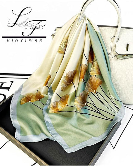 Satin Bandanas Head Scarf For Women Hair Scarves Accessories Lightweight Fashion Wrap Neck Silk Sleeping Headscarf