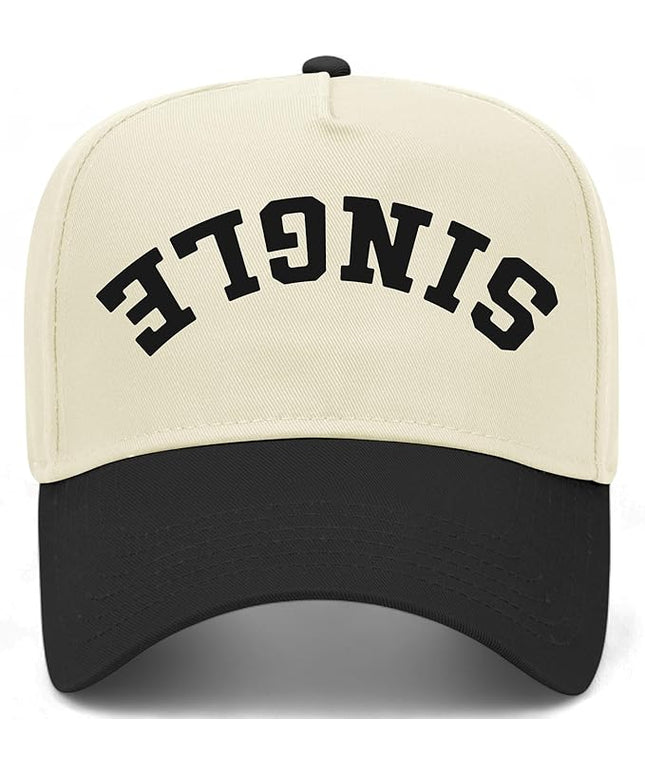 Single Upside Down Hat | Premium Adjustable Snapback Baseball Vintage Trucker Hats for Men & Women
