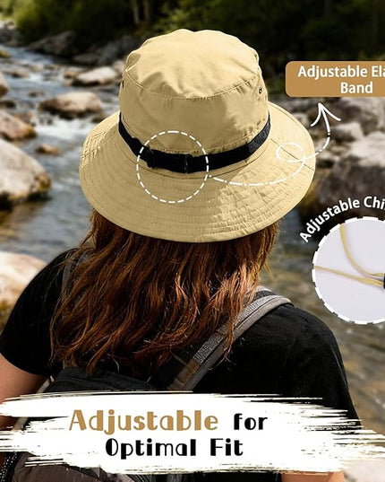 Cooling Sun Bucket Hat for Men Women Fishing Beach Safari Hats for Golf Hiking Hunting Outdoor UPF 50+